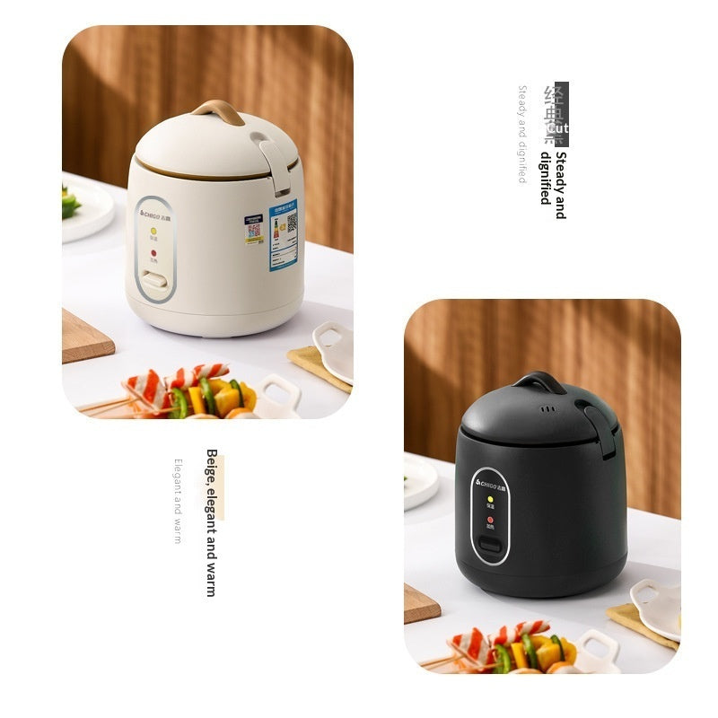 Mini Rice Cooker Low Power Non-Stick Inner Pot for Dorms
