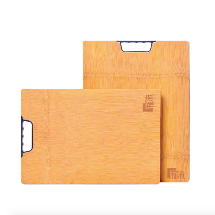 Whole Bamboo Carbonized Cutting Board For Kitchen Food Preparation