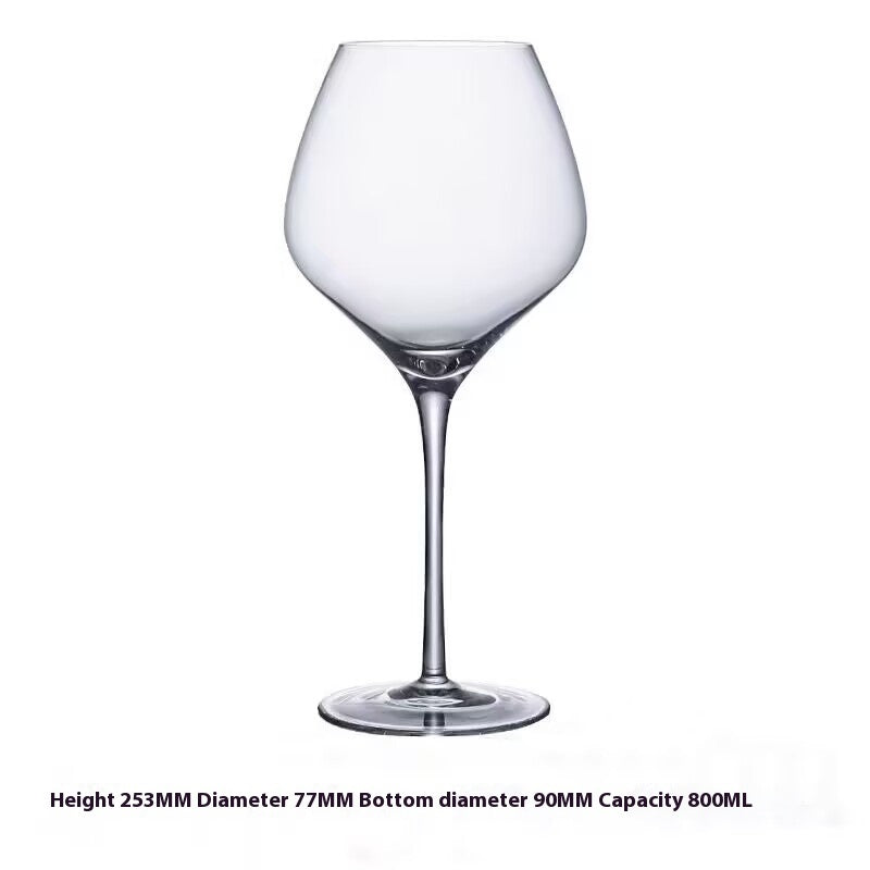 Crystal Glass Goblet For Elegant Beverage Serving
