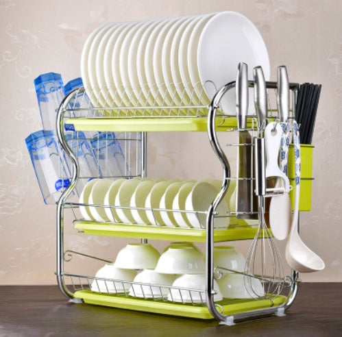 Kitchen Dish Rack Storage Shelf Organizer