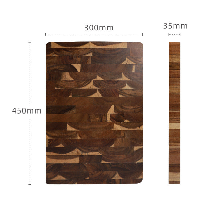 Wood Splicing Cutting Board For Kitchen Chopping And Prep