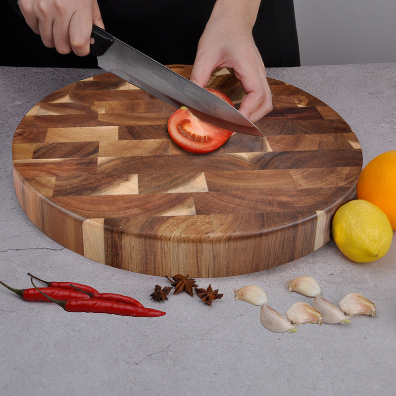 Solid Wood Splicing Cutting Board Durable Kitchen Chopping Surface