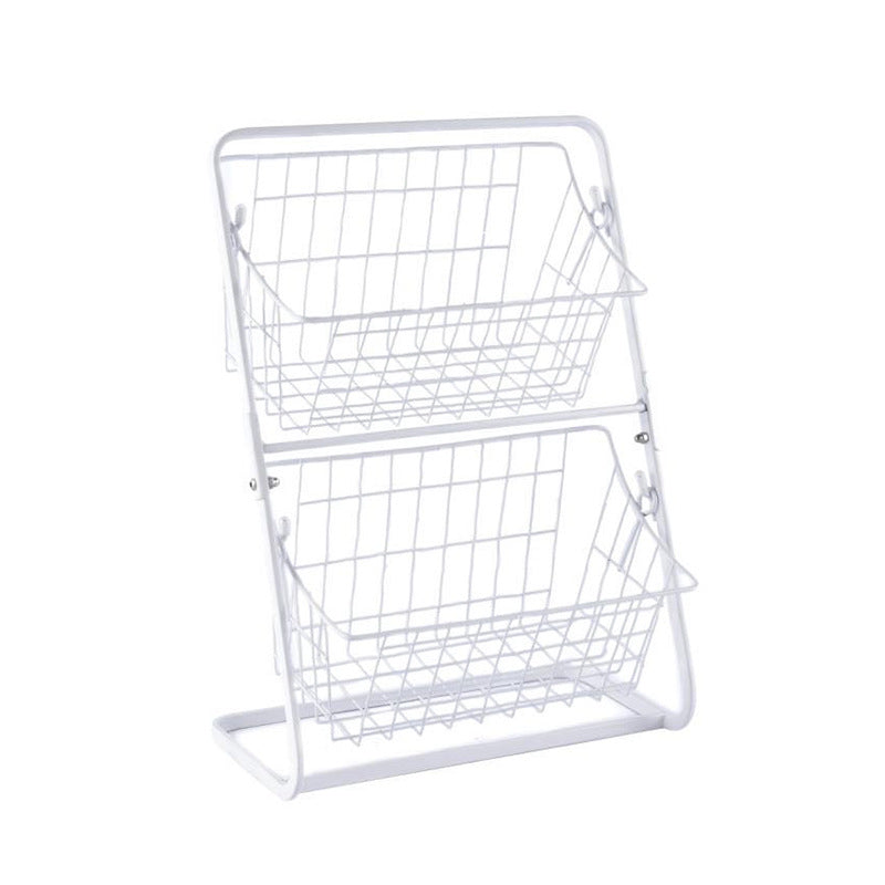 Stainless Steel Multilayer Kitchen Storage Rack For Spices And Fruit