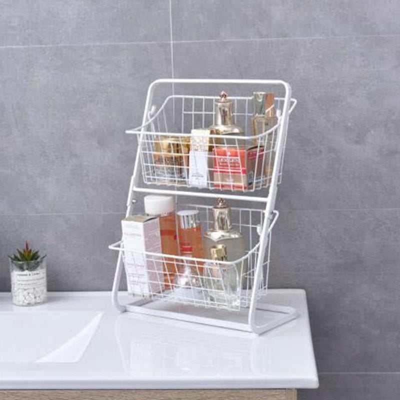 Stainless Steel Multilayer Kitchen Storage Rack For Spices And Fruit