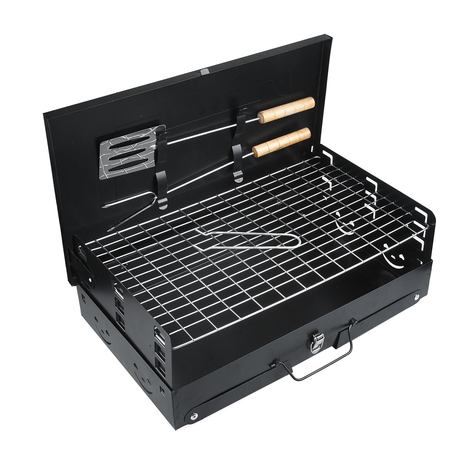 Portable Folding Charcoal Grill Compact Outdoor Barbecue Cooking Grill