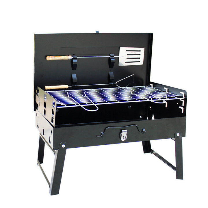 Portable Folding Charcoal Grill Compact Outdoor Barbecue Cooking Grill