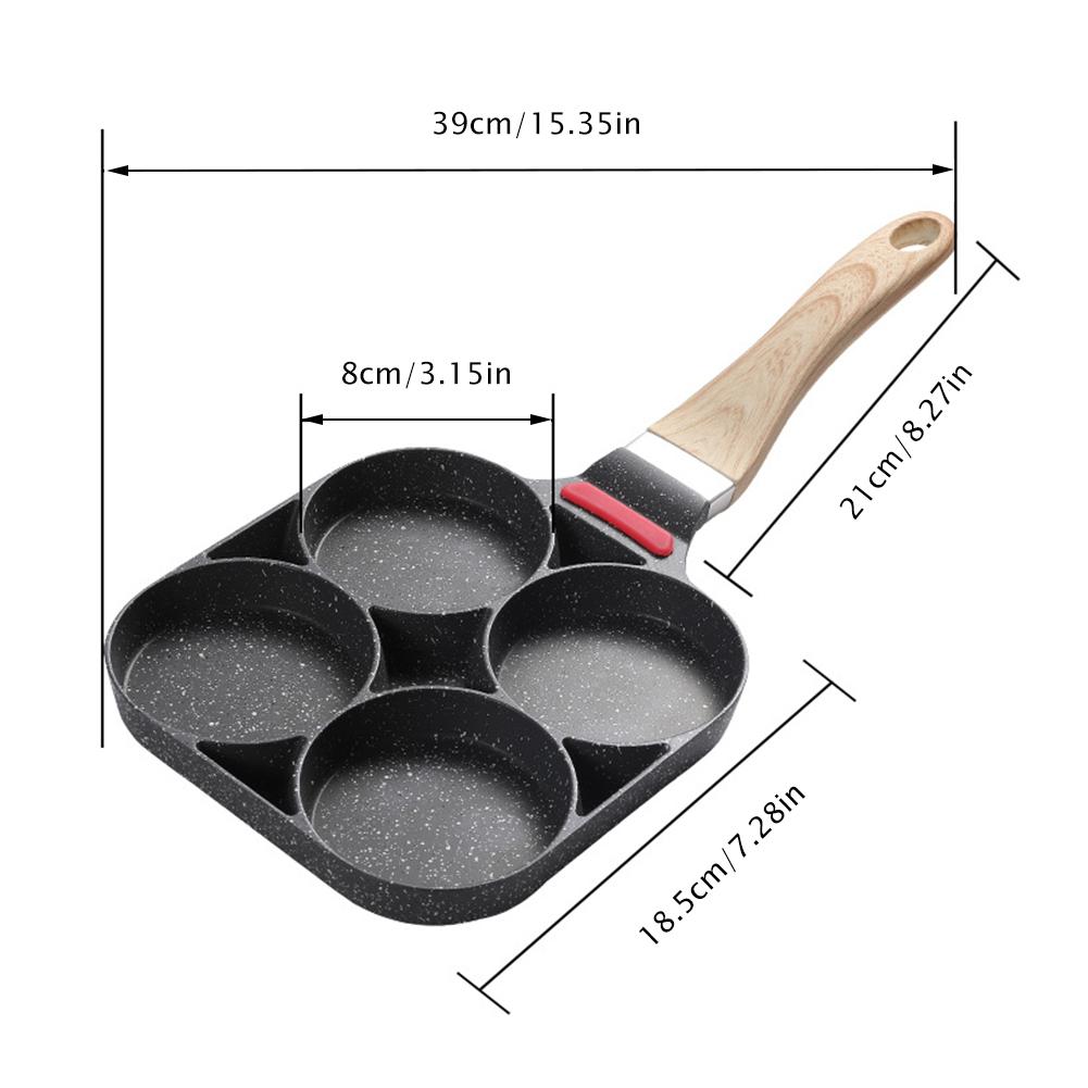 Small Non-Stick Omelette Frying Pan for Eggs and Burgers