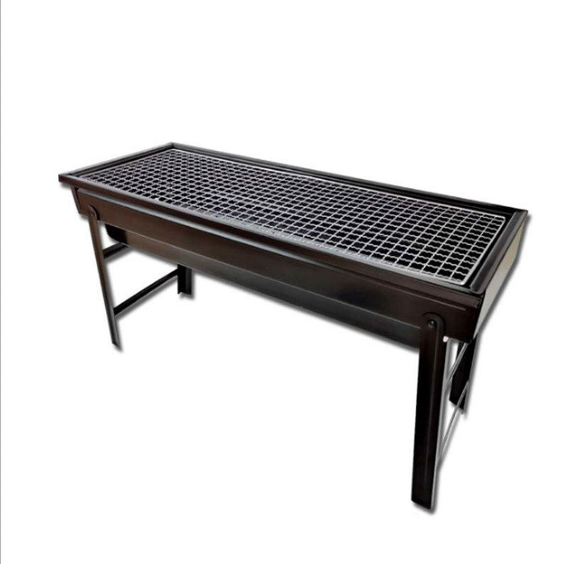 Large Portable Folding Charcoal Barbecue Grill For Outdoor Cooking