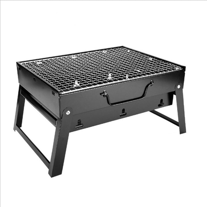Large Portable Folding Charcoal Barbecue Grill For Outdoor Cooking