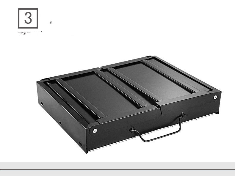 Large Portable Folding Charcoal Barbecue Grill For Outdoor Cooking