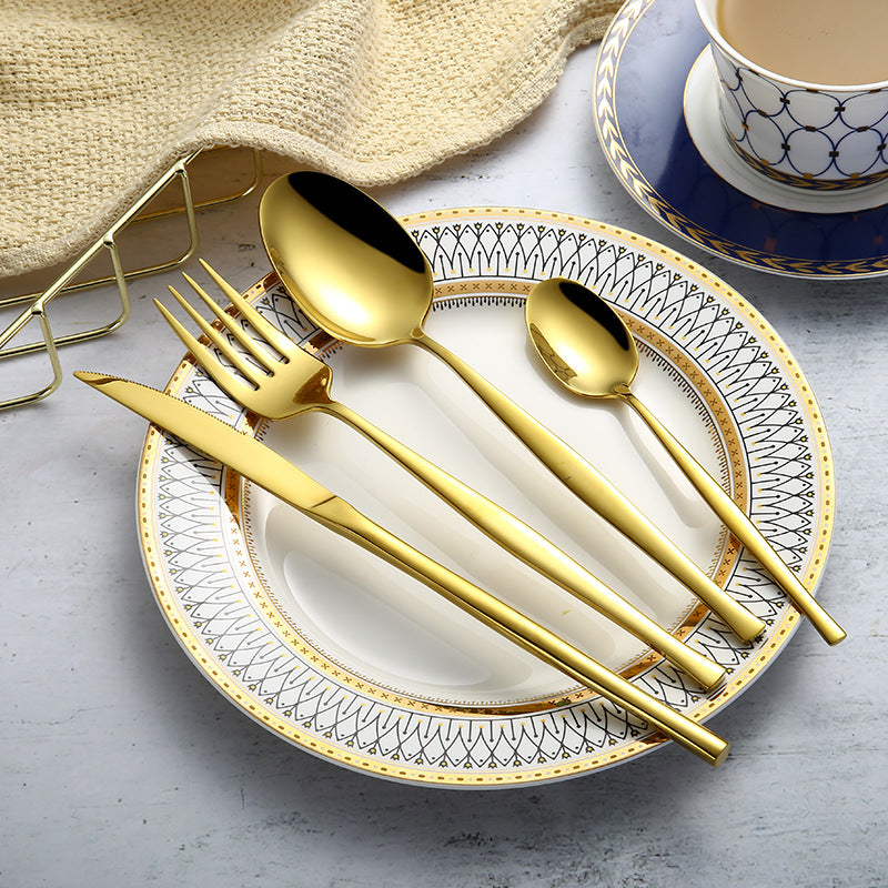 304 Stainless Steel Cutlery Set For Western Dining
