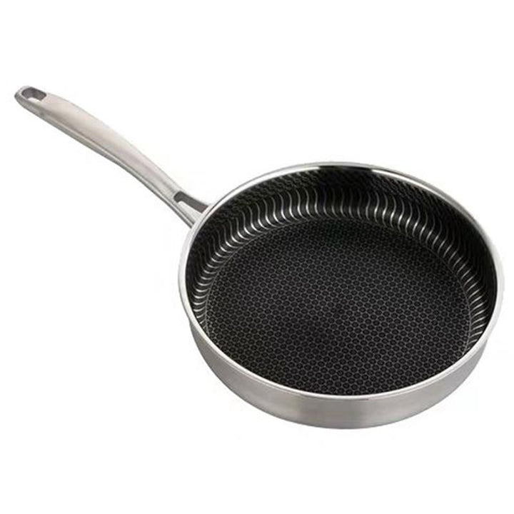 Stainless Steel Frying Pan Durable Nonstick Cooking Skillet
