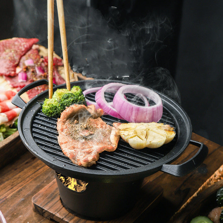 Nonstick Small Indoor Barbecue Grill For Household Cooking