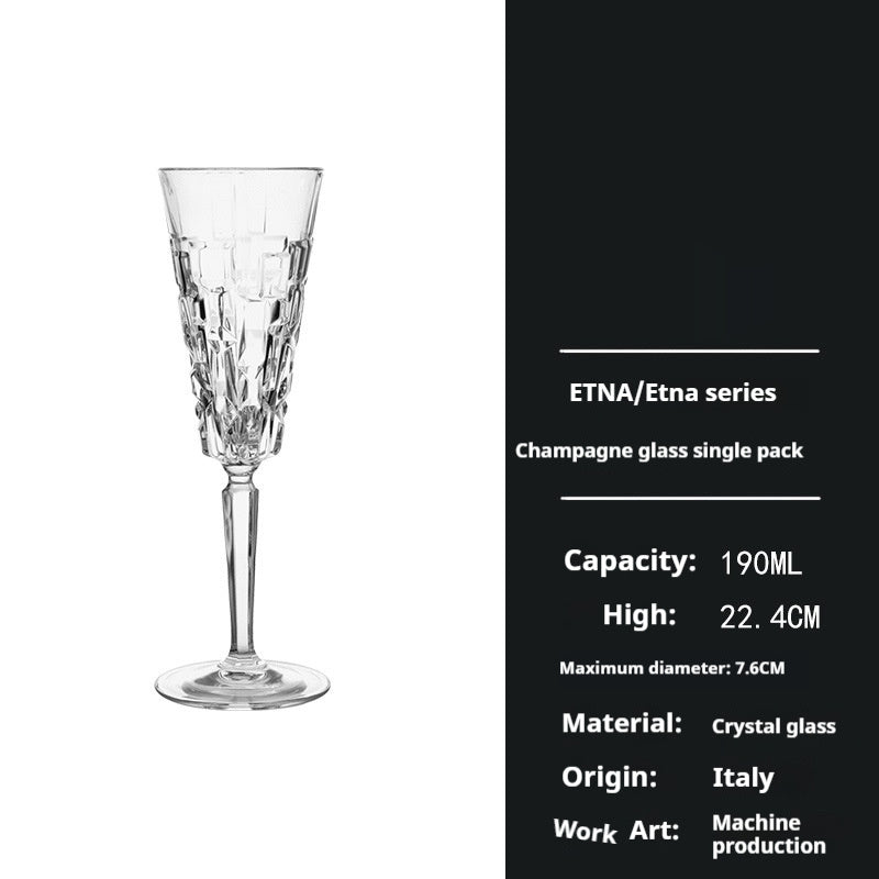 Crystal Glassware Set For Elegant Home Beverage Serving