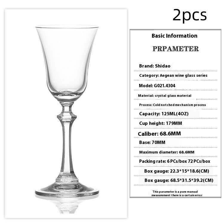 Tulip Dessert Wine Crystal Glass