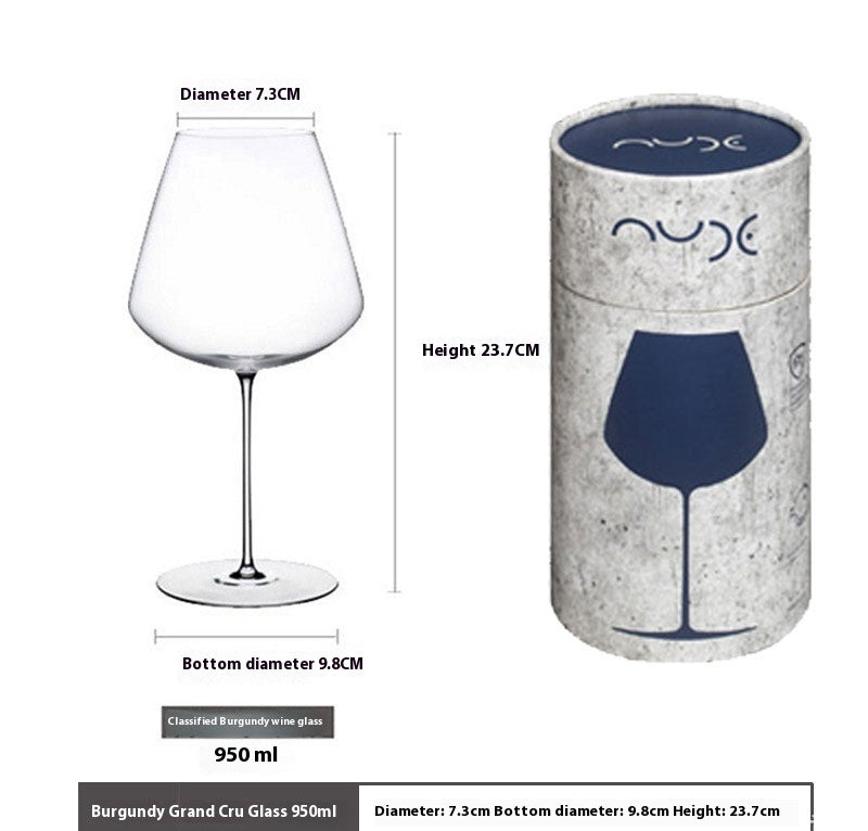 Ultra Thin Crystal Goblet Large European Style Glass