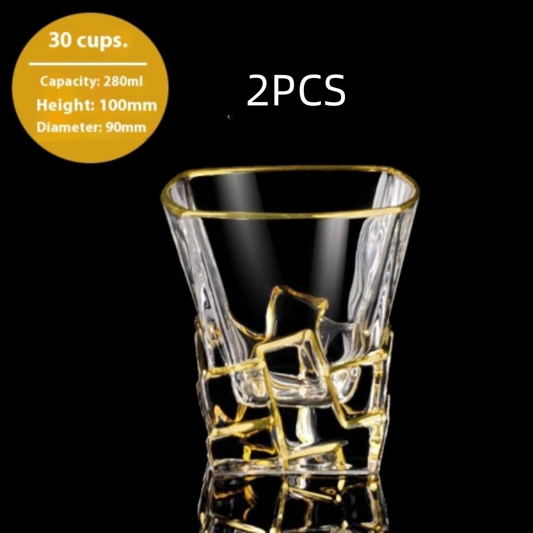 Household Handmade Crystal Glass Wine Glass