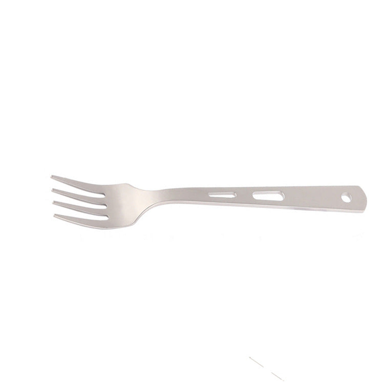 Travel Titanium Cutlery Set Portable Lightweight Utensils