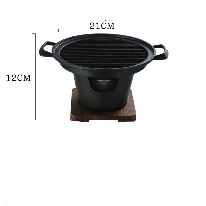 Nonstick Small Indoor Barbecue Grill For Household Cooking