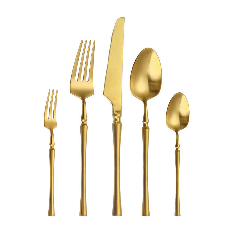 304 Stainless Steel Cutlery Set Five Piece Dining Utensils
