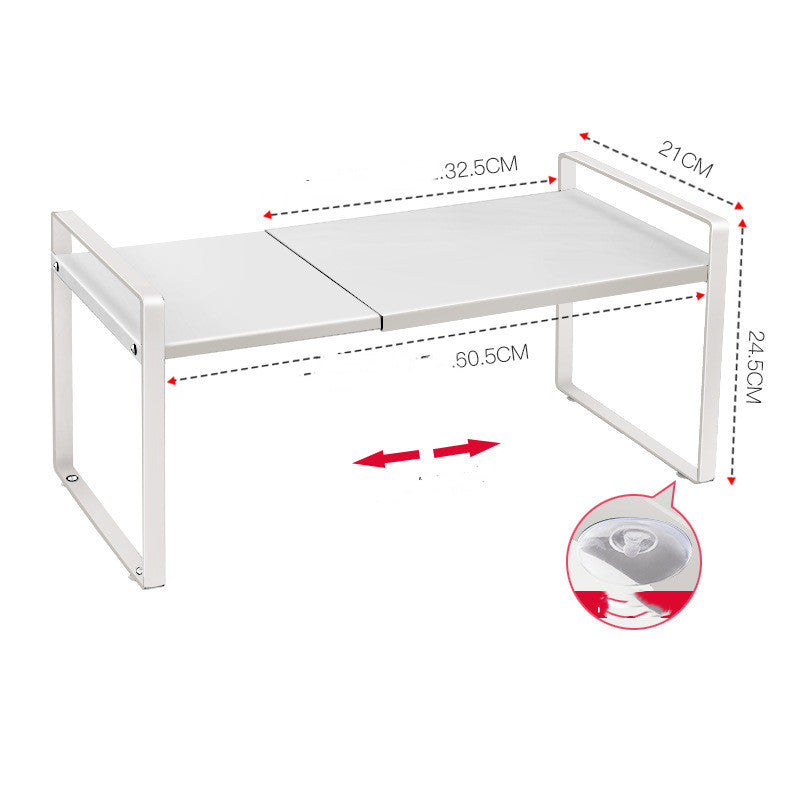 Multifunctional Floor Storage Rack For Kitchen Organization
