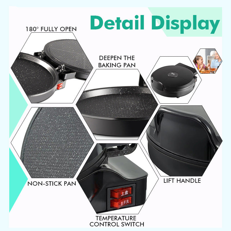 Electric Griddle For Home Breakfast Cooking Use