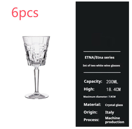 Crystal Glassware Set For Elegant Home Beverage Serving