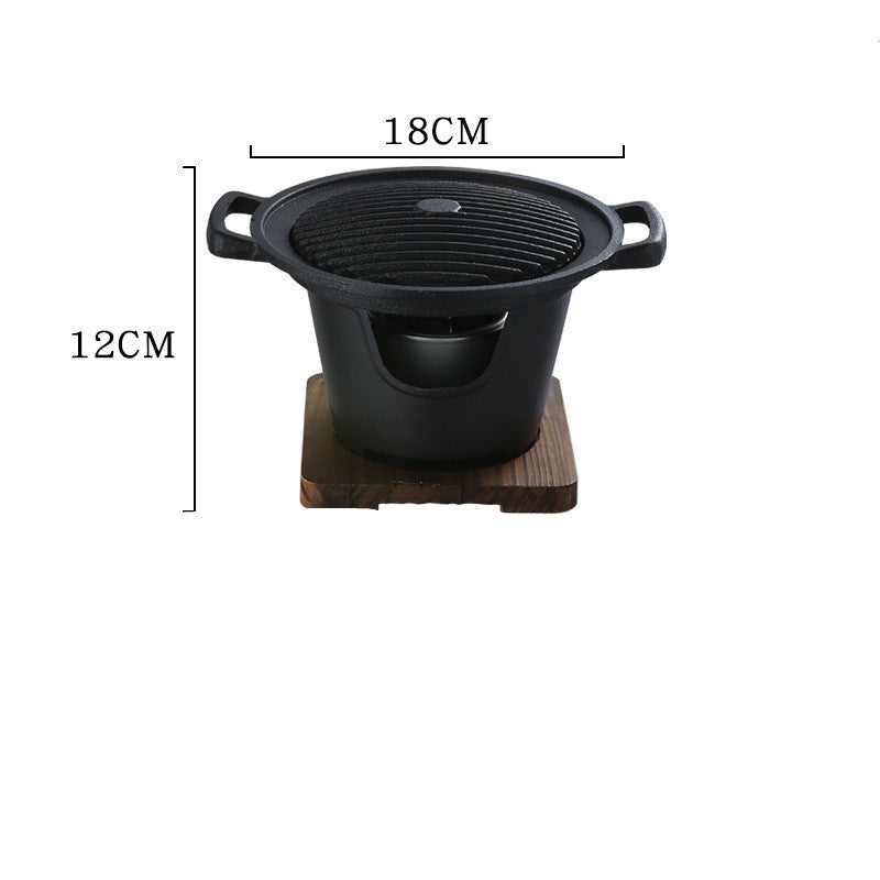 Nonstick Small Indoor Barbecue Grill For Household Cooking