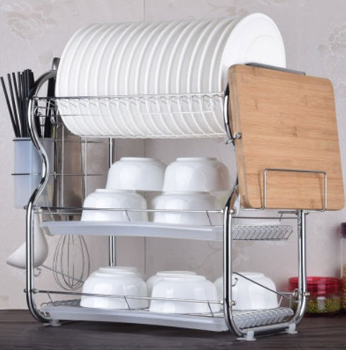 Kitchen Dish Rack Storage Shelf Organizer