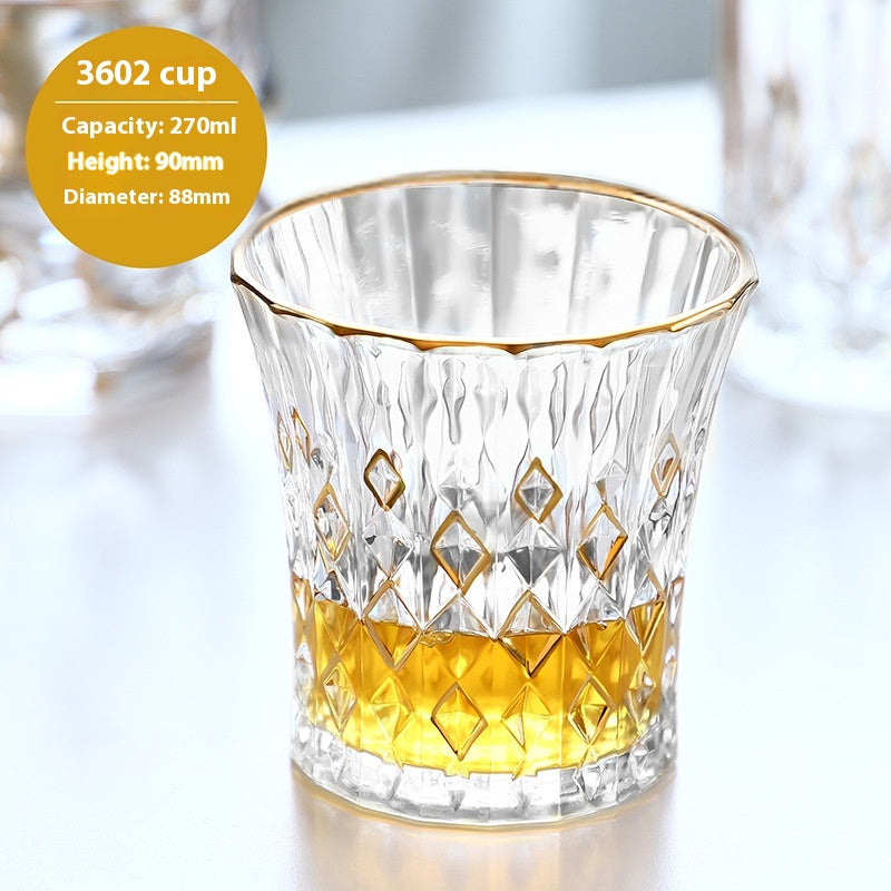 Household Handmade Crystal Glass Wine Glass