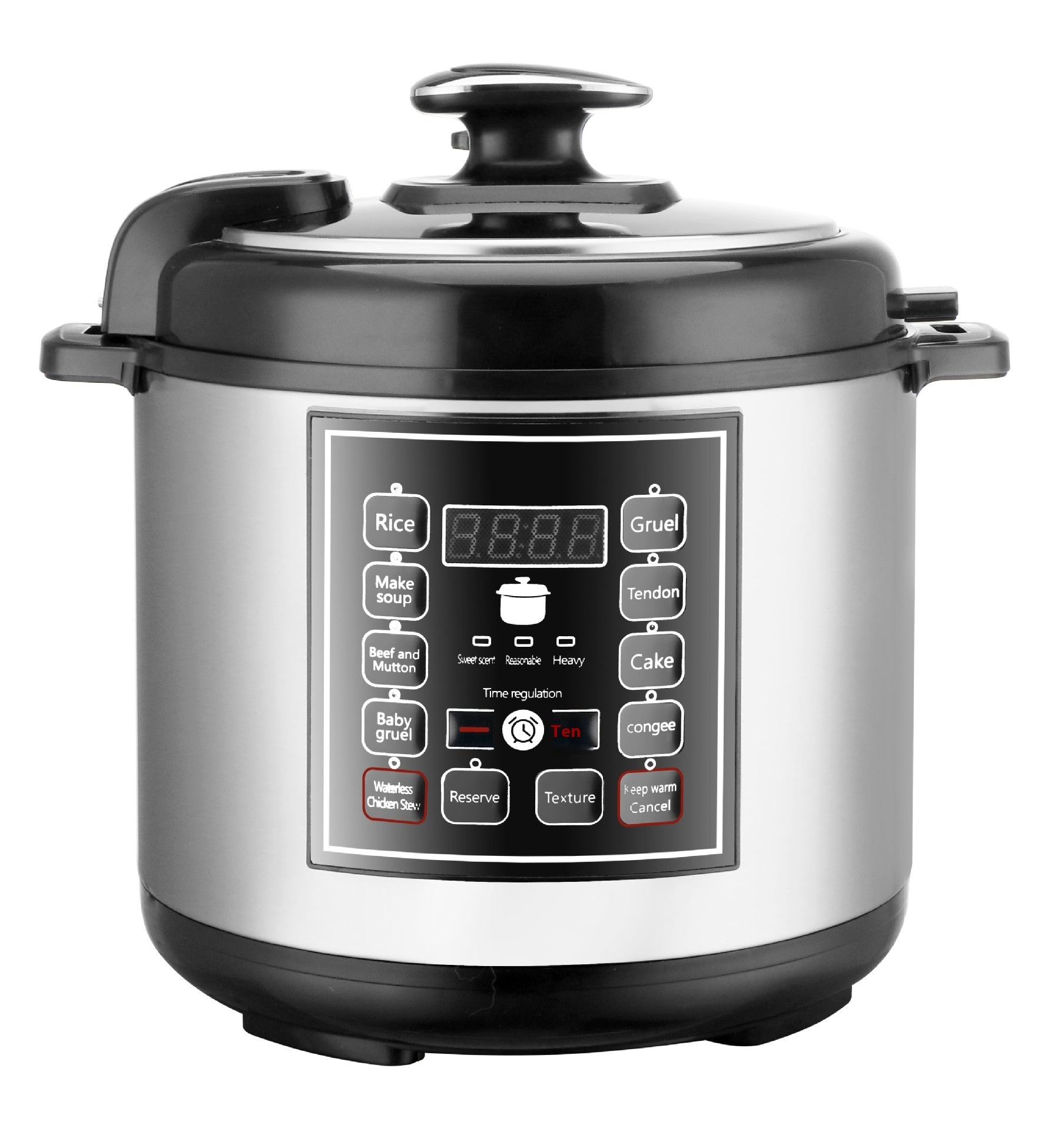 5L Multi-Function Electric Pressure Cooker with Timer for Home