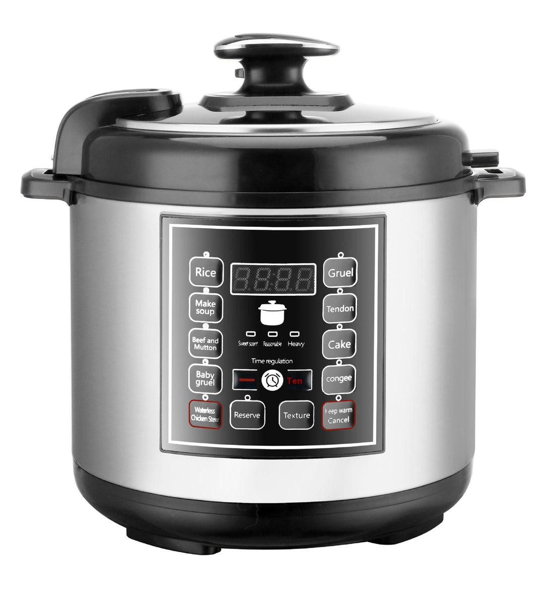5L Multi-Function Electric Pressure Cooker with Timer for Home