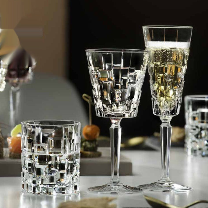 Crystal Glassware Set For Elegant Home Beverage Serving