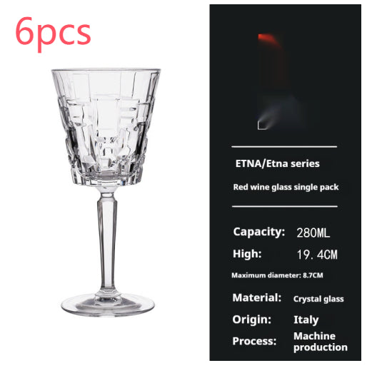 Crystal Glassware Set For Elegant Home Beverage Serving