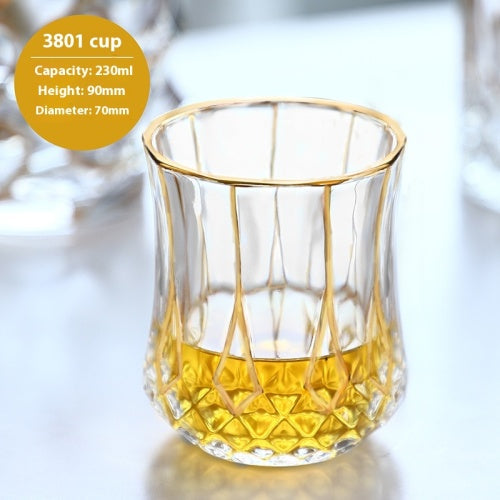 Household Handmade Crystal Glass Wine Glass