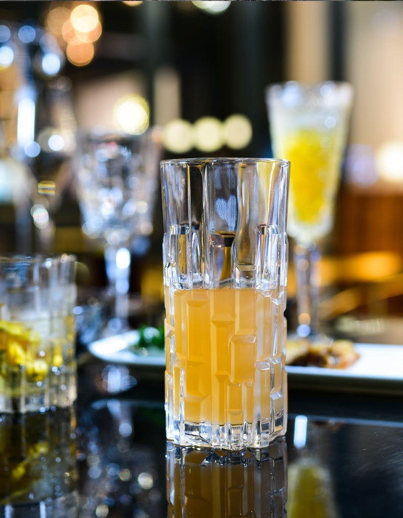 Crystal Glassware Set For Elegant Home Beverage Serving