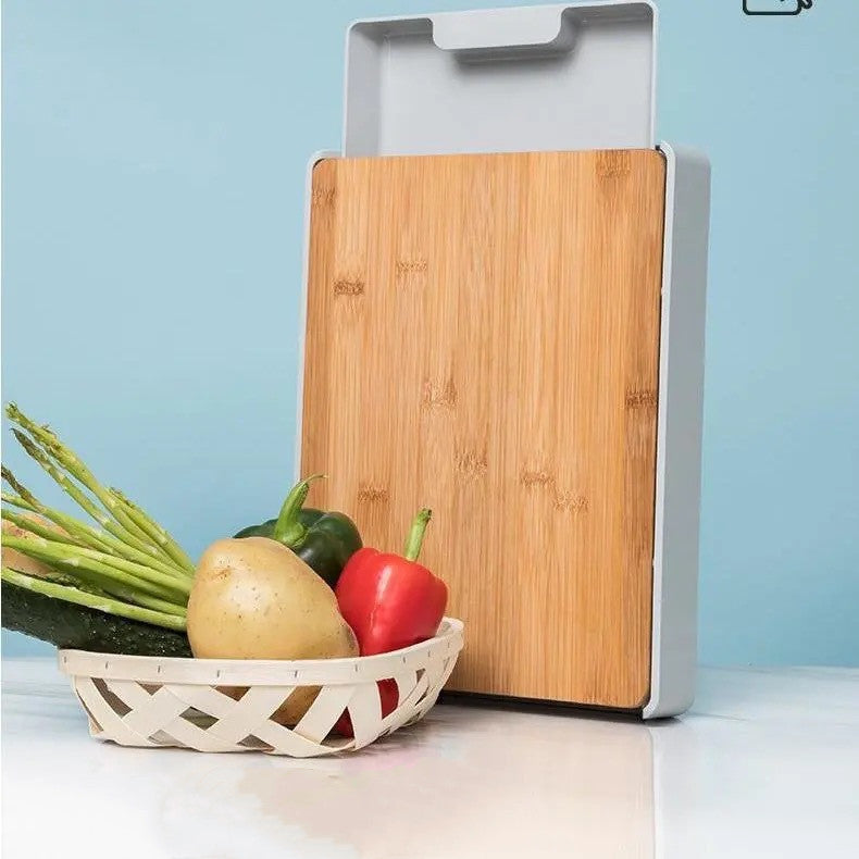 Large Bamboo Cutting Board Durable Kitchen Chopping Surface