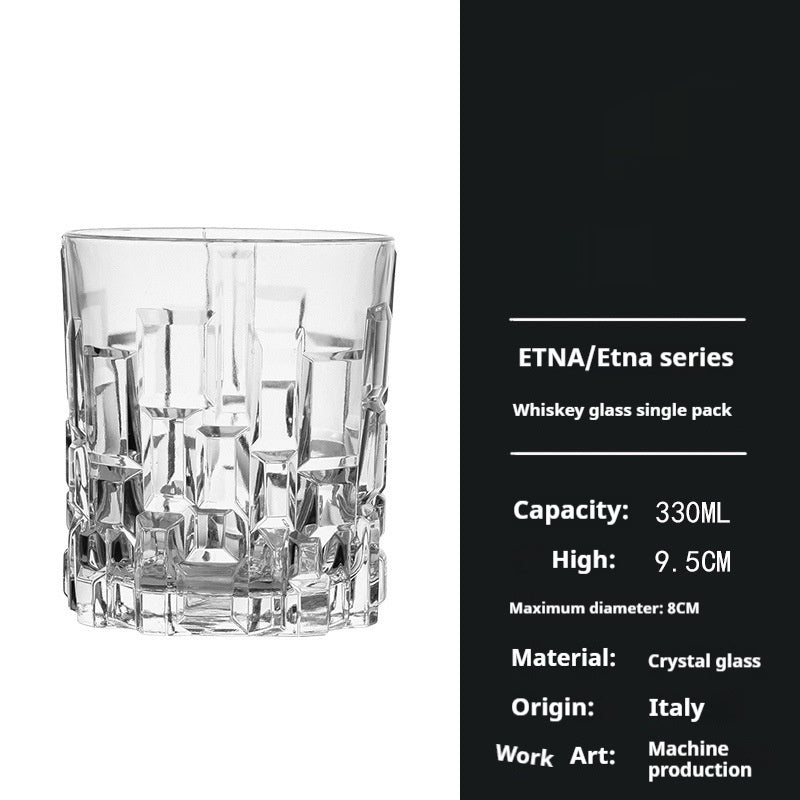 Crystal Glassware Set For Elegant Home Beverage Serving