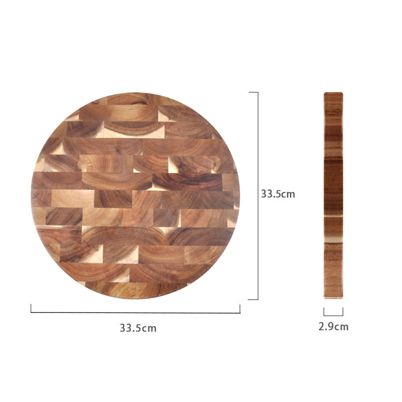 Solid Wood Splicing Cutting Board Durable Kitchen Chopping Surface