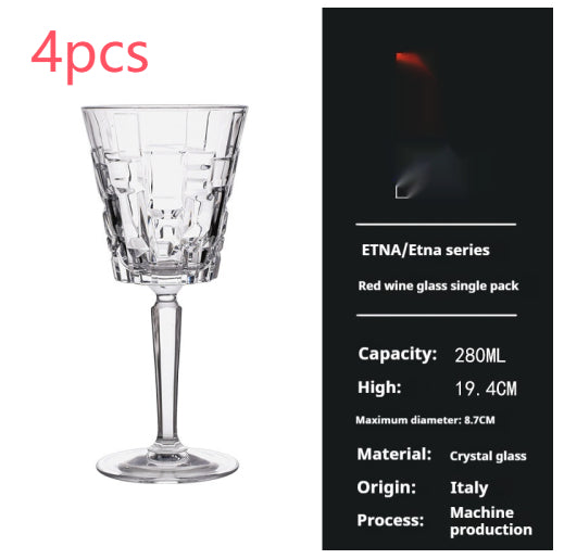 Crystal Glassware Set For Elegant Home Beverage Serving