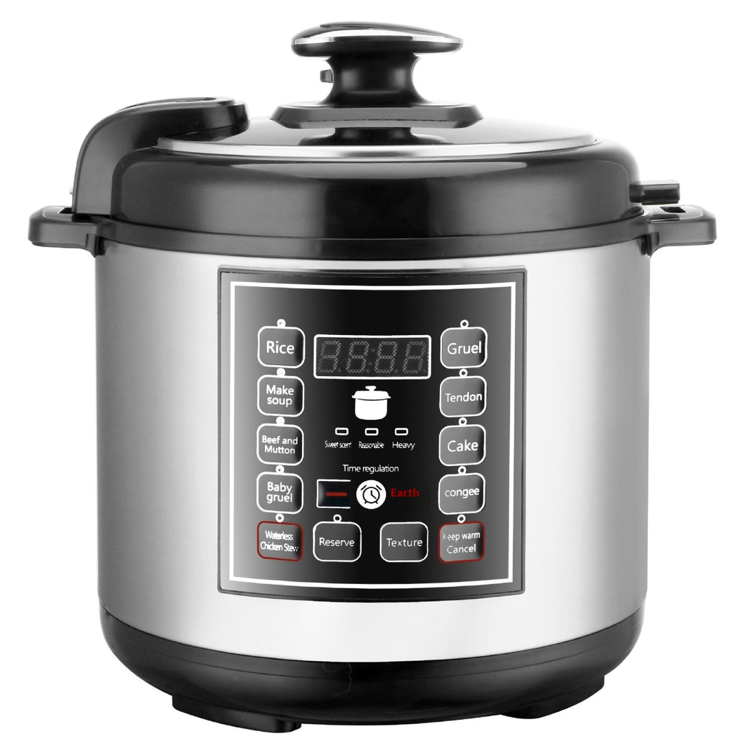 5L Multi-Function Electric Pressure Cooker with Timer for Home
