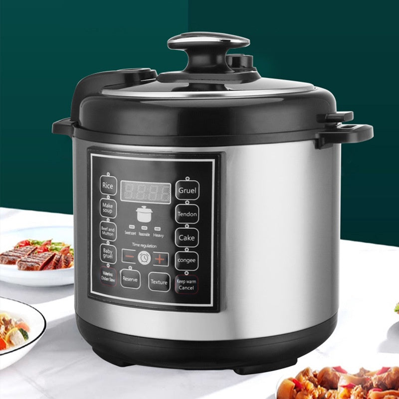 5L Multi-Function Electric Pressure Cooker with Timer for Home