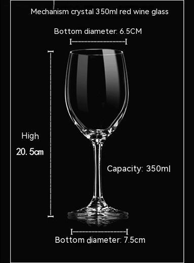 One Piece Crystal Glass Goblet For Elegant Beverage Serving