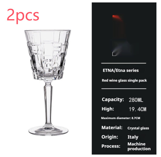 Crystal Glassware Set For Elegant Home Beverage Serving