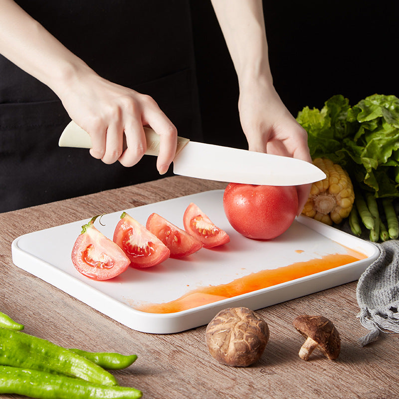 Double Sided Plastic Cutting Board Mold Resistant For Fruit Cutting