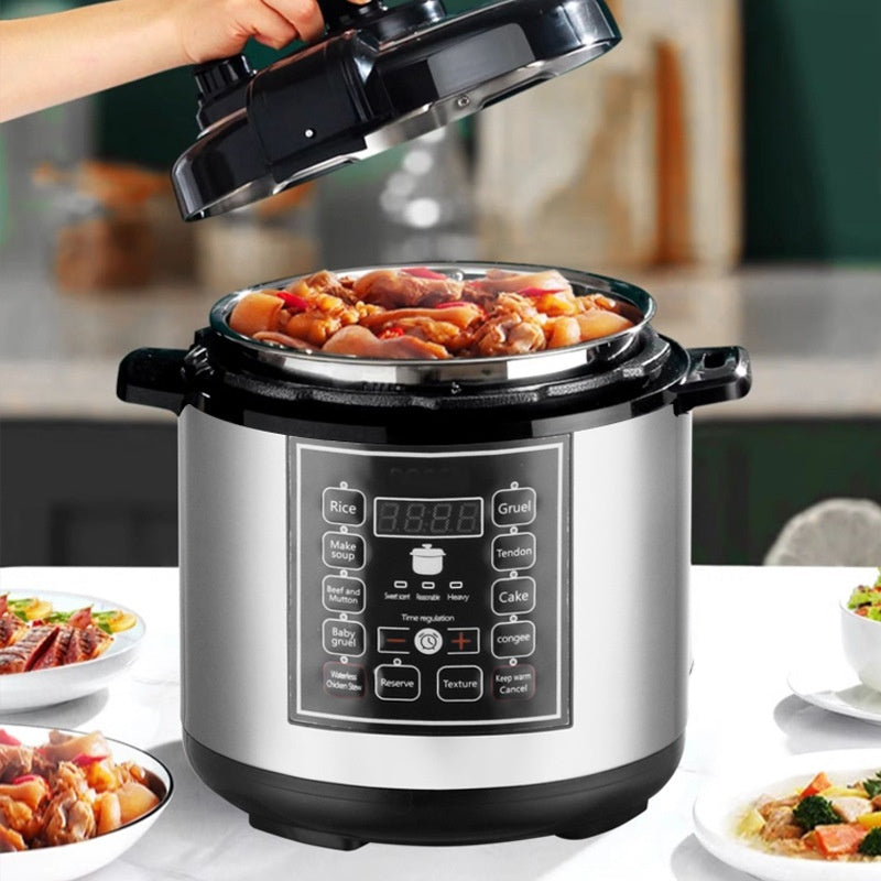5L Multi-Function Electric Pressure Cooker with Timer for Home