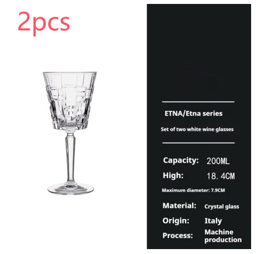 Crystal Glassware Set For Elegant Home Beverage Serving