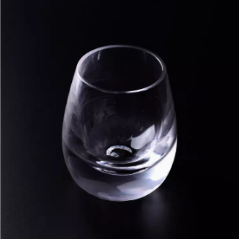 Hand Carved Crystal Glassware For Elegant Beverage Serving