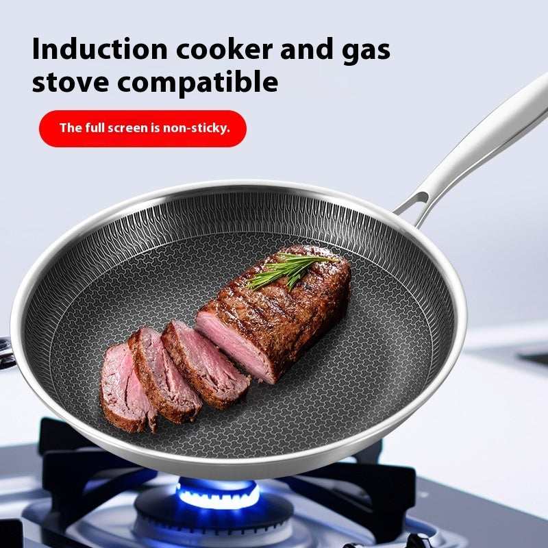Household Stainless Steel Frying Thickened Pan
