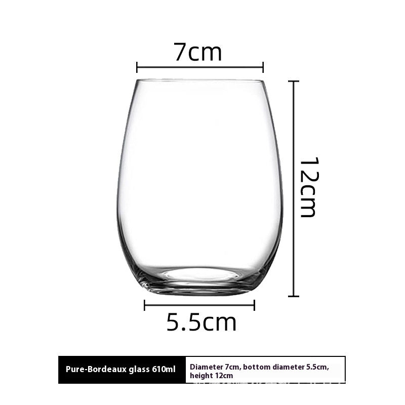 Lead Free Crystal Tumbler Glass For Home Beverages